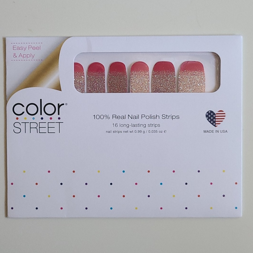 Color Street Florence Fizz nail strips NEW SEALED